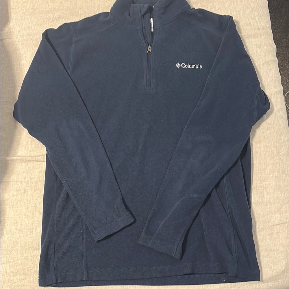Columbia Dark Blue Half-Zip Fleece
